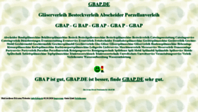What Gbap.de website looked like in 2020 (3 years ago)