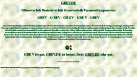 What Gbev.de website looked like in 2020 (3 years ago)