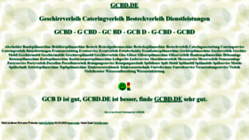 What Gcbd.de website looked like in 2020 (3 years ago)
