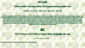 What Gccs.de website looked like in 2020 (3 years ago)
