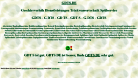 What Gdts.de website looked like in 2020 (3 years ago)