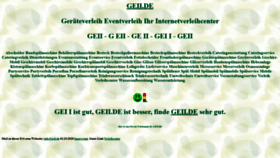 What Geii.de website looked like in 2020 (3 years ago)
