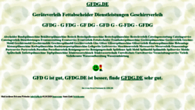 What Gfdg.de website looked like in 2020 (3 years ago)