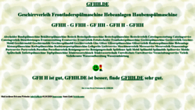 What Gfhh.de website looked like in 2020 (5 years ago)