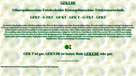 What Gfkt.de website looked like in 2020 (3 years ago)