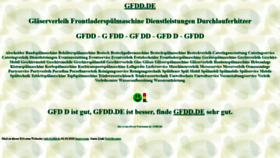 What Gfdd.de website looked like in 2020 (3 years ago)