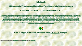 What Gfpd.de website looked like in 2020 (4 years ago)