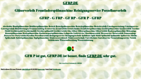What Gfrp.de website looked like in 2020 (3 years ago)