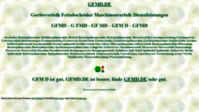 What Gfmd.de website looked like in 2020 (3 years ago)
