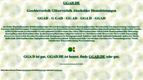 What Ggad.de website looked like in 2020 (3 years ago)