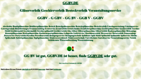 What Ggbv.de website looked like in 2020 (3 years ago)