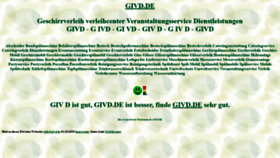 What Givd.de website looked like in 2020 (3 years ago)