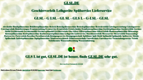 What Glsl.de website looked like in 2020 (3 years ago)