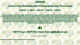 What Gmfw.de website looked like in 2020 (3 years ago)