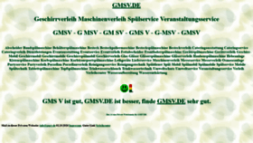 What Gmsv.de website looked like in 2020 (3 years ago)