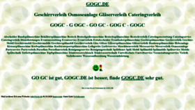 What Gogc.de website looked like in 2020 (3 years ago)