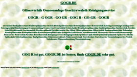 What Gogr.de website looked like in 2020 (3 years ago)