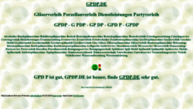 What Gpdp.de website looked like in 2020 (3 years ago)