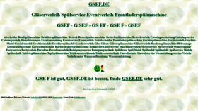 What Gsef.de website looked like in 2020 (3 years ago)