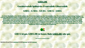 What Gseg.de website looked like in 2020 (3 years ago)