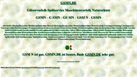What Gsmn.de website looked like in 2020 (3 years ago)