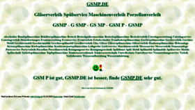 What Gsmp.de website looked like in 2020 (3 years ago)