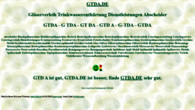 What Gtda.de website looked like in 2020 (3 years ago)