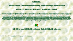 What Gtdb.de website looked like in 2020 (3 years ago)