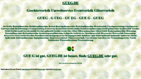 What Gueg.de website looked like in 2020 (3 years ago)