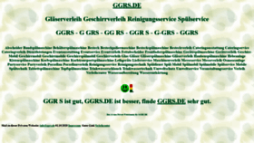 What Ggrs.de website looked like in 2020 (5 years ago)