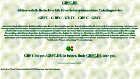 What Gbfc.de website looked like in 2020 (3 years ago)