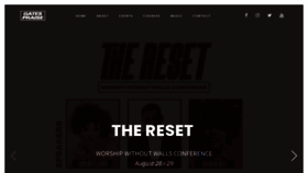 What Gatespraisemusic.com website looked like in 2020 (3 years ago)