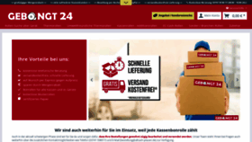 What Gebongt24.de website looked like in 2020 (3 years ago)