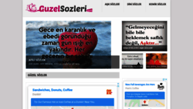 What Guzelsozleri.com website looked like in 2020 (5 years ago)
