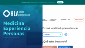 What Grupohla.com website looked like in 2020 (3 years ago)