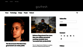 What Govfresh.com website looked like in 2020 (3 years ago)