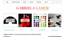 What Gabrielaganem.com website looked like in 2020 (3 years ago)
