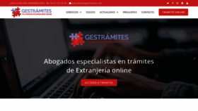 What Gestramites.com website looked like in 2020 (3 years ago)