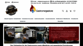 What Gastromegastore.de website looked like in 2020 (3 years ago)