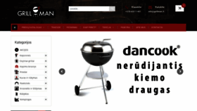 What Grillman.lt website looked like in 2020 (3 years ago)