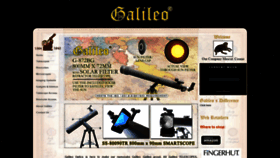 What Galileooptics.com website looked like in 2020 (3 years ago)