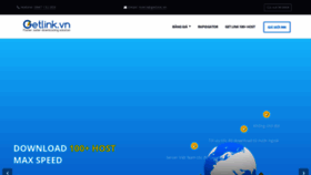What Getlink.vn website looked like in 2020 (3 years ago)