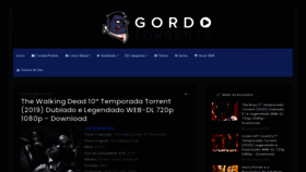 What Gordotorrents.net website looked like in 2020 (3 years ago)