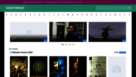 What Grantorrent.xyz website looked like in 2020 (3 years ago)