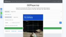 What Gdplayer.top website looked like in 2020 (3 years ago)