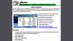 What Gburner.com website looked like in 2020 (3 years ago)