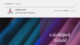 What Gucluipek.com.tr website looked like in 2020 (3 years ago)