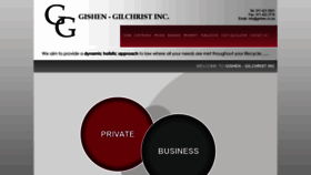 What Gishen.co.za website looked like in 2020 (3 years ago)