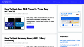 What Guidetoroot.com website looked like in 2020 (5 years ago)