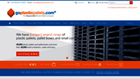 What Goplasticpallets.com website looked like in 2020 (3 years ago)